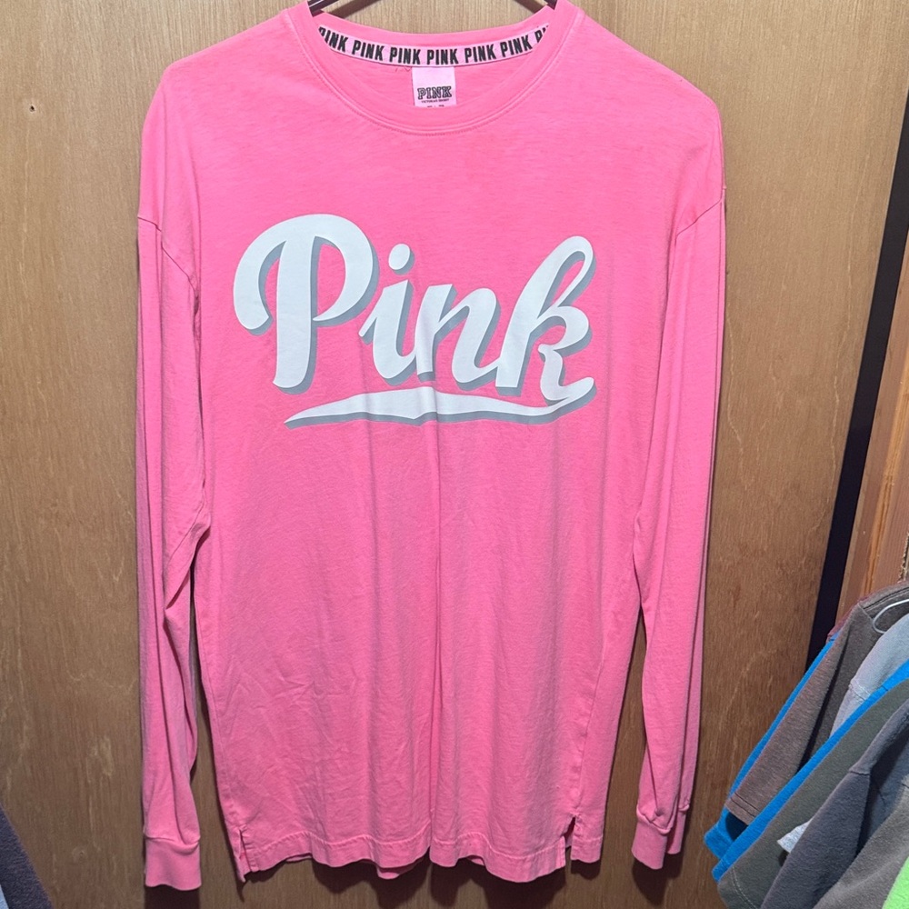 PINK Victoria's Secret Long Sleeve Tee - Pink